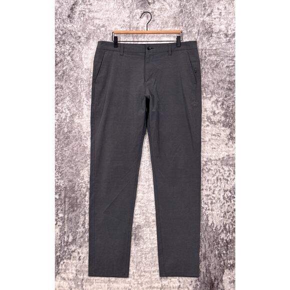 Vuori Other - Vuori Aim Pants 34 x 31 Mens Charcoal Gray Performance Tailored Fit Chino